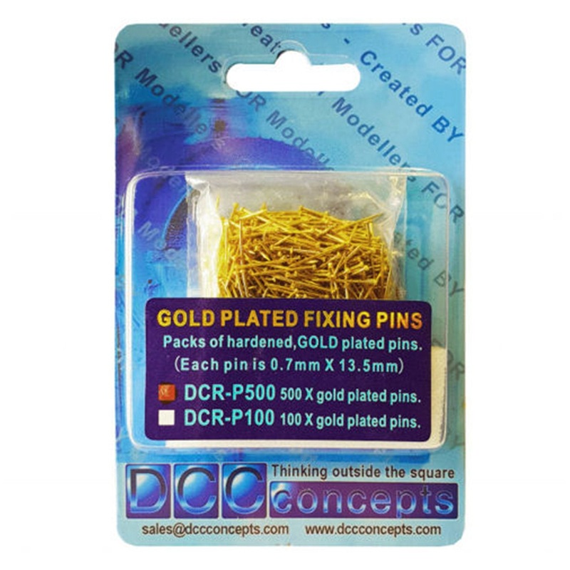 Hardened Gold Plated Track Fixing Pins (500)