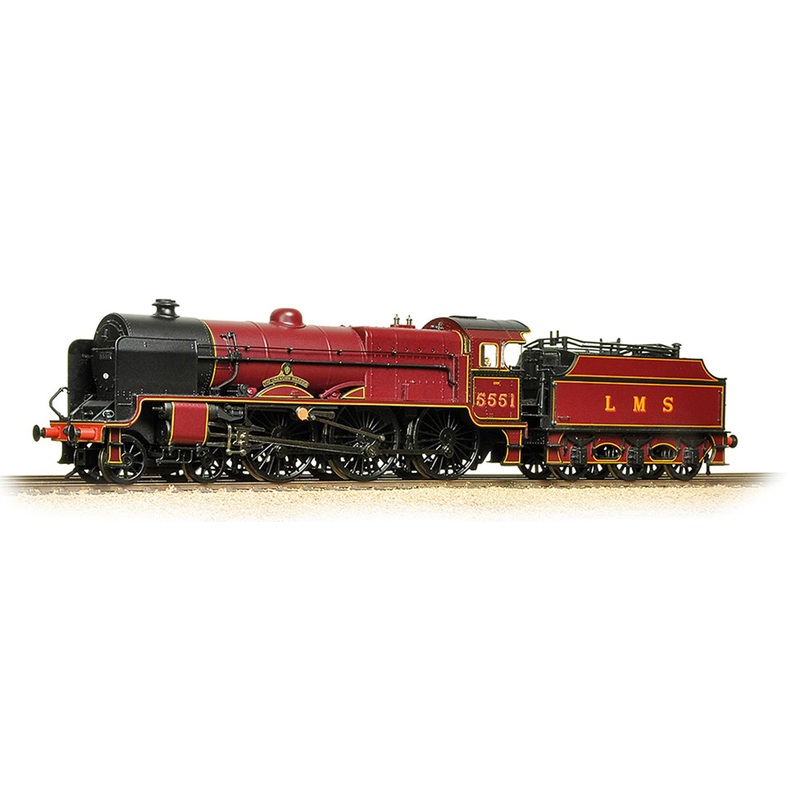 LMS 5XP ‘Patriot’ 5551 ‘The Unknown Warrior’ LMS Lined Crimson – DCC Sound