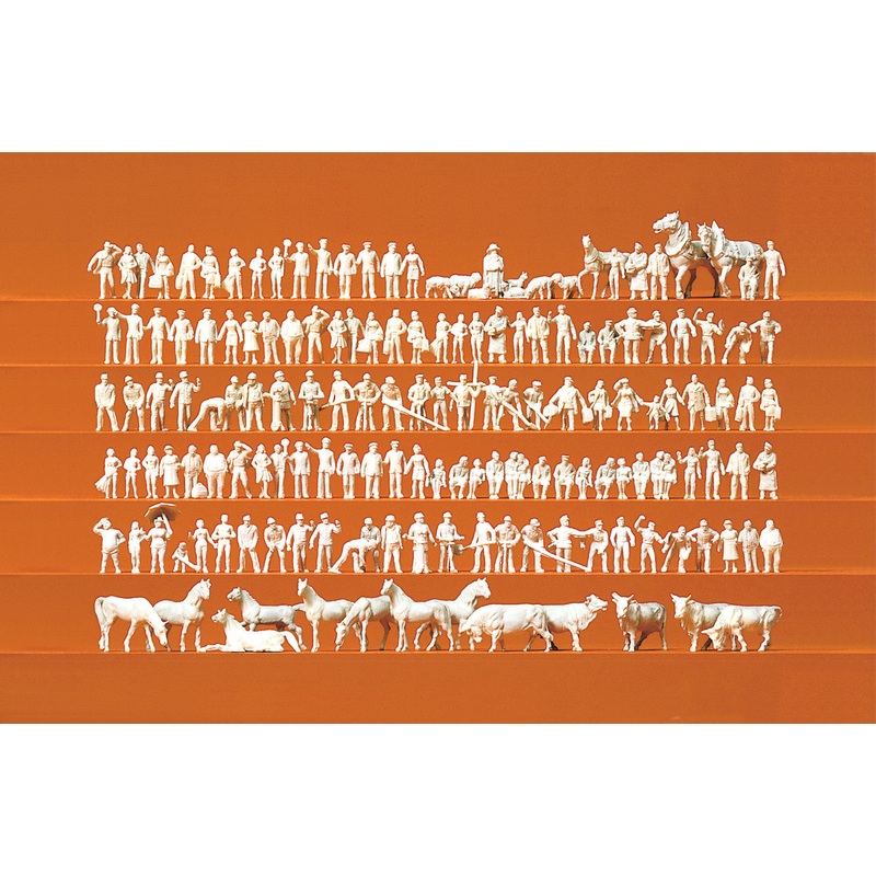 Unpainted Figures/Animals (160)