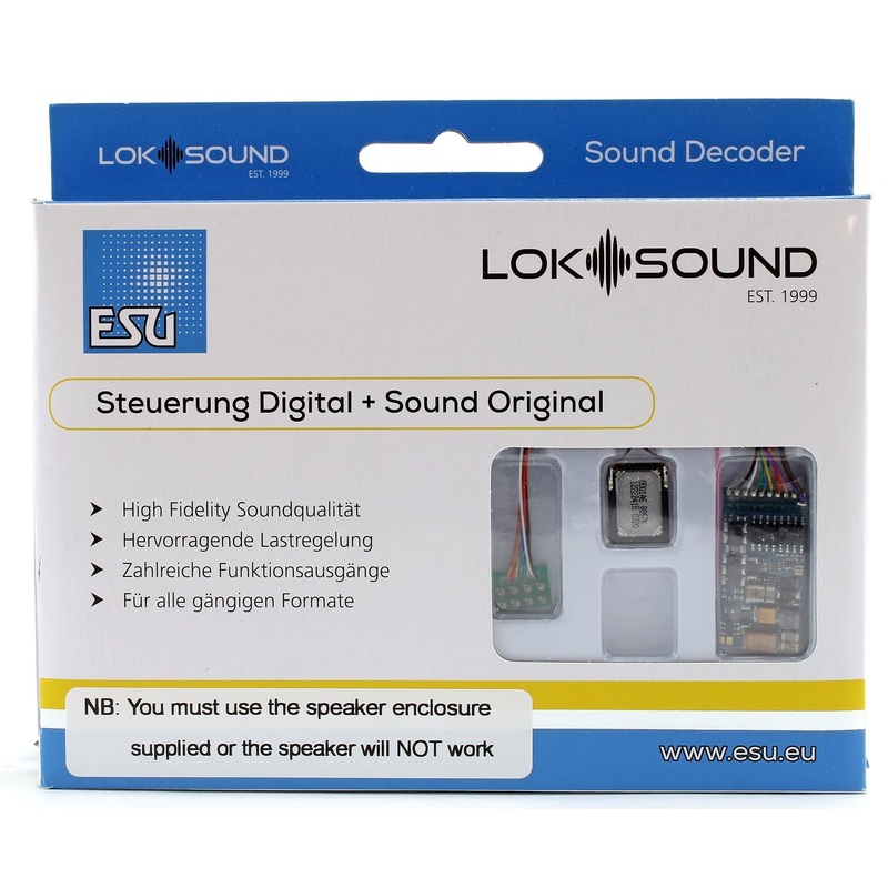 V5.0 Steam Duchess Class 4-6-2 (Generic) Digital Sound Decoder with Speaker – 8 pin