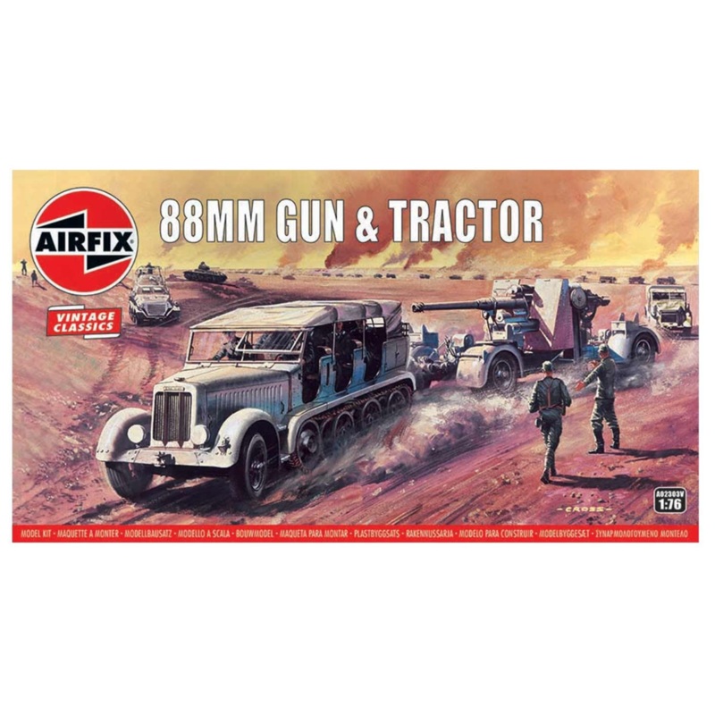 88mm Gun & Tractor Model Kit