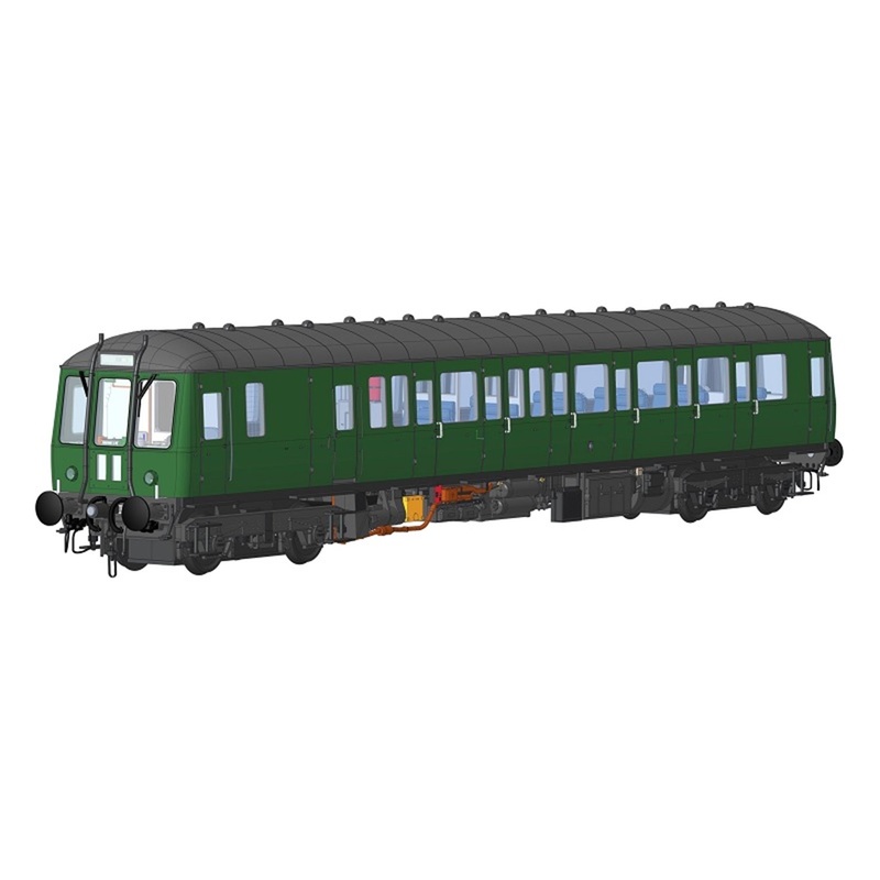 Class 122 BR Blue (Full Yellow Ends) Single Car DMU SC55011