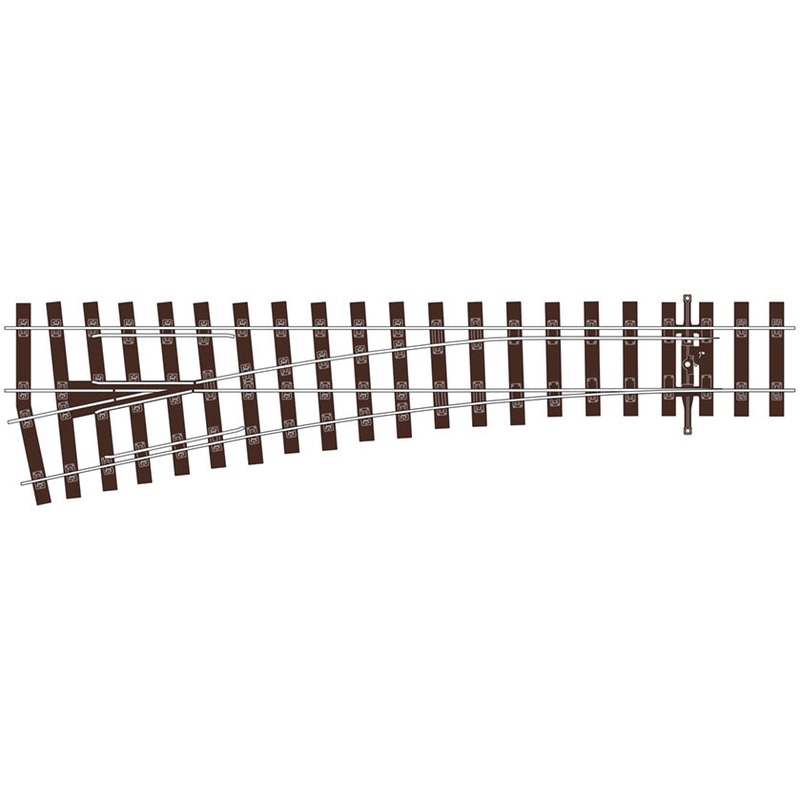 Code 75 – Unifrog Streamline Bullhead Medium Left Hand Turnout