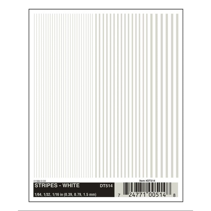 DT514 Stripes White