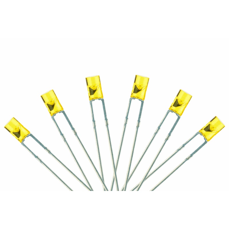 Flat Front Type  6x 3mm (w/resistors)  Prototype White