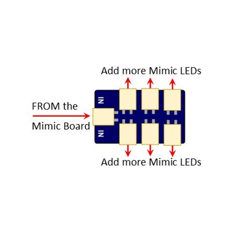 Multiple Mimic LED Connector (3 pack)