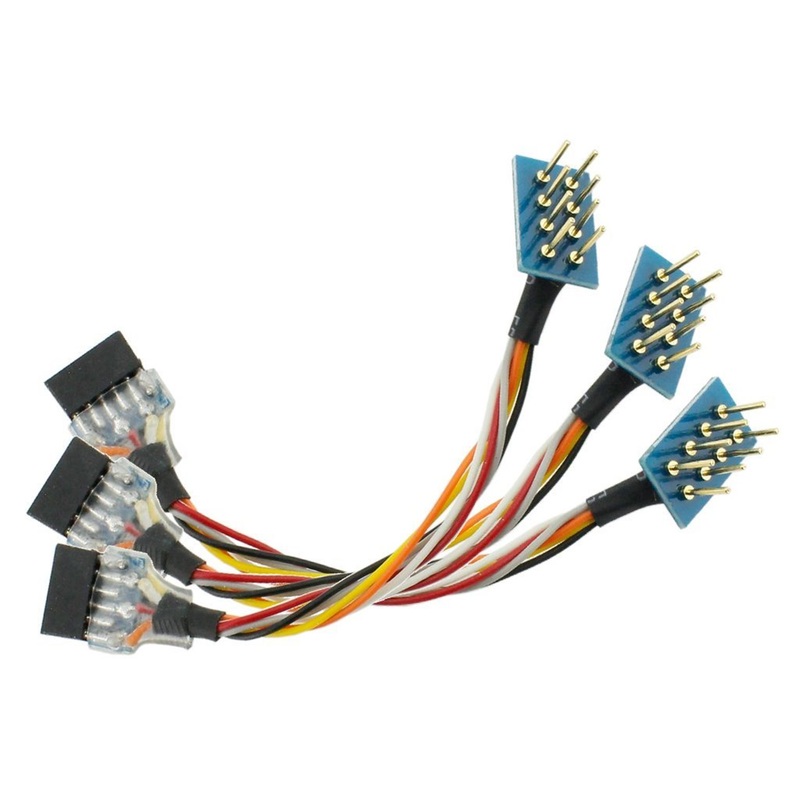 NEM652 8 Pin Plug to 6 Pin NEM651 Socket Harness  (3 Pack)