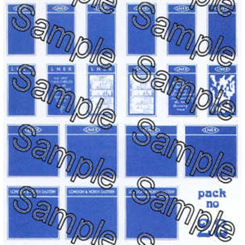 OO Gauge LNER Poster Boards