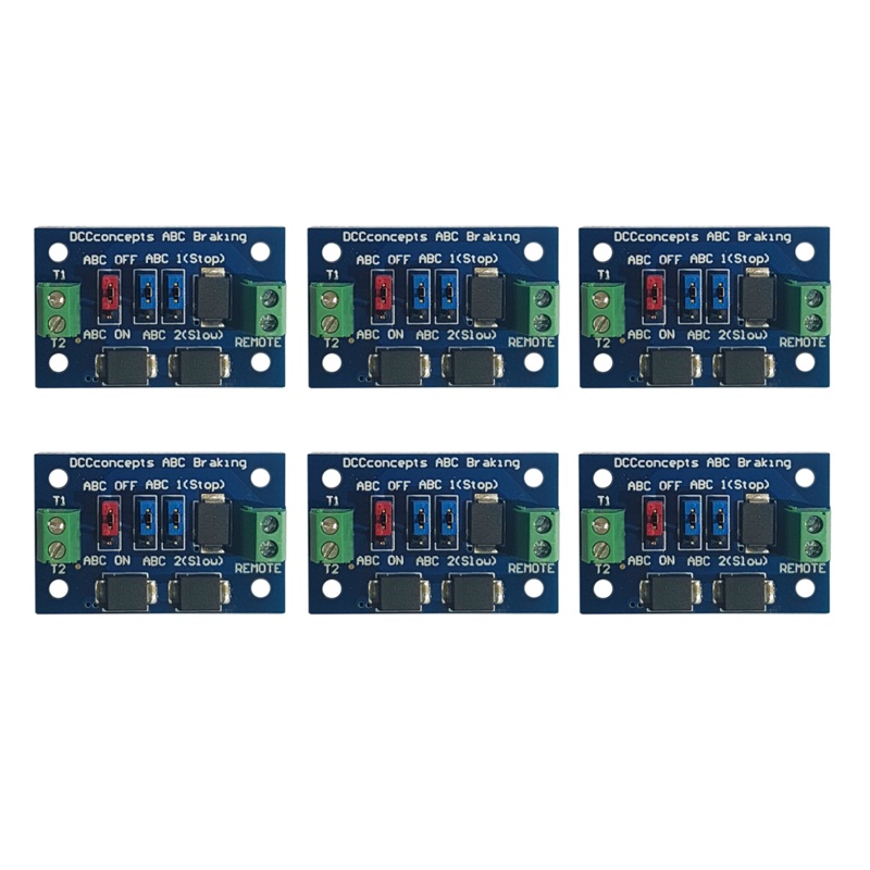 Pack of 6 ABC slow or stop modules