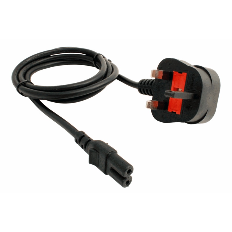 UK Mains Lead for PSU-2 or CDU-2 (Standards Approved)