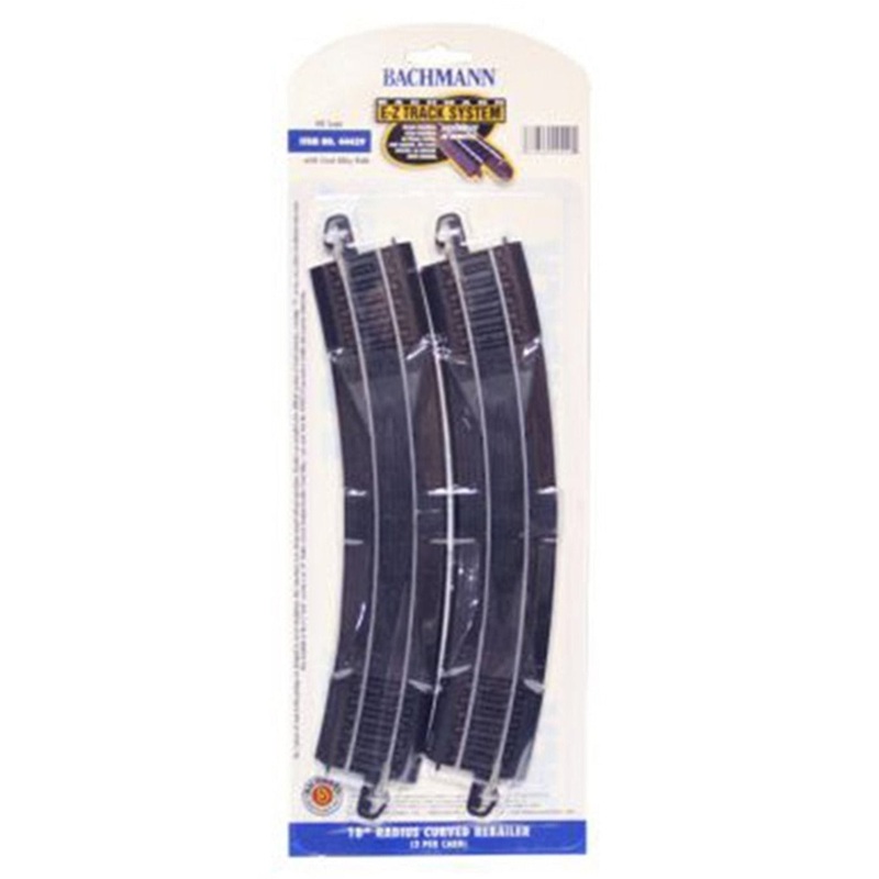 18 Radius Curved Rerailer (2/Card)