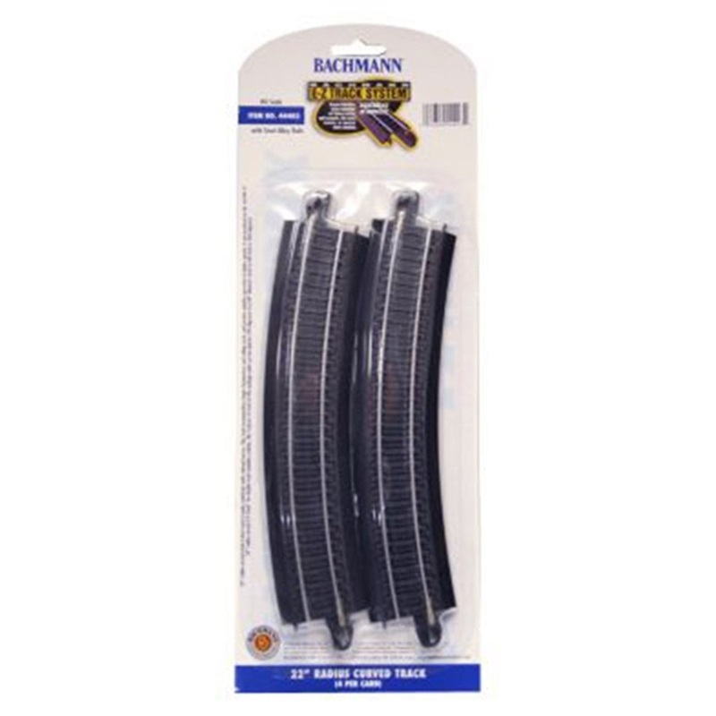 22 Radius Curved Track (4/Card)