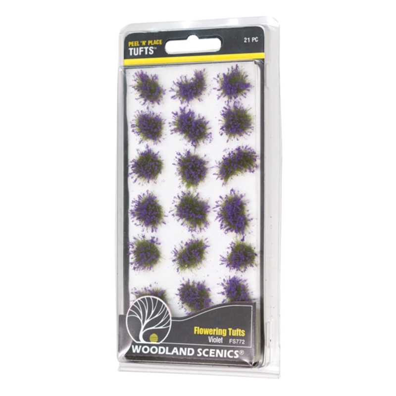 FS772 Peel n Place Violet Flowering Tufts
