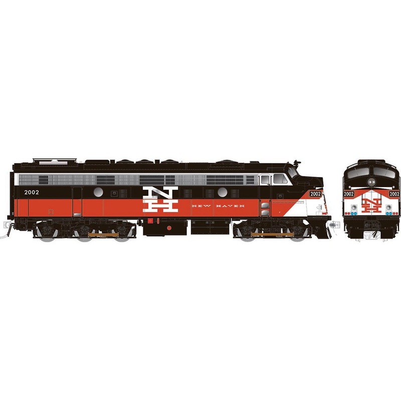 HO Scale Rebuilt FL9 – ConnDot (NH) No. 2019 Diesel Locomotive