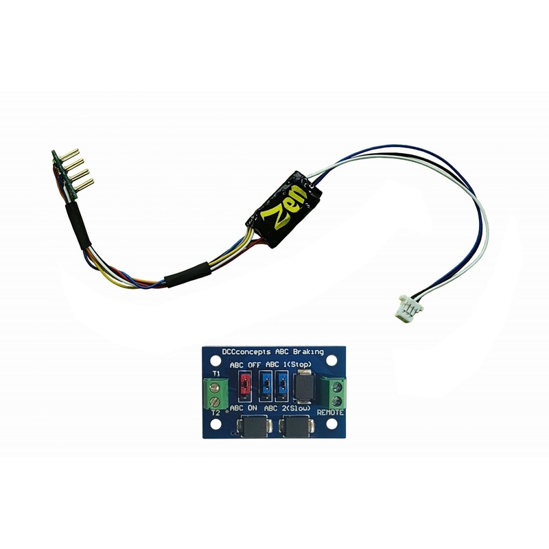 Zen Black Decoder: Super THIN NANO 8 Pin with harness  2 Function. Includes 1x ABC module