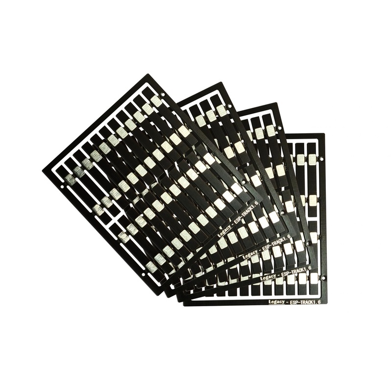 Legacy Models  80x Pre-Etched Sleepers 1.6mm (4mm Scale)  Straight Track