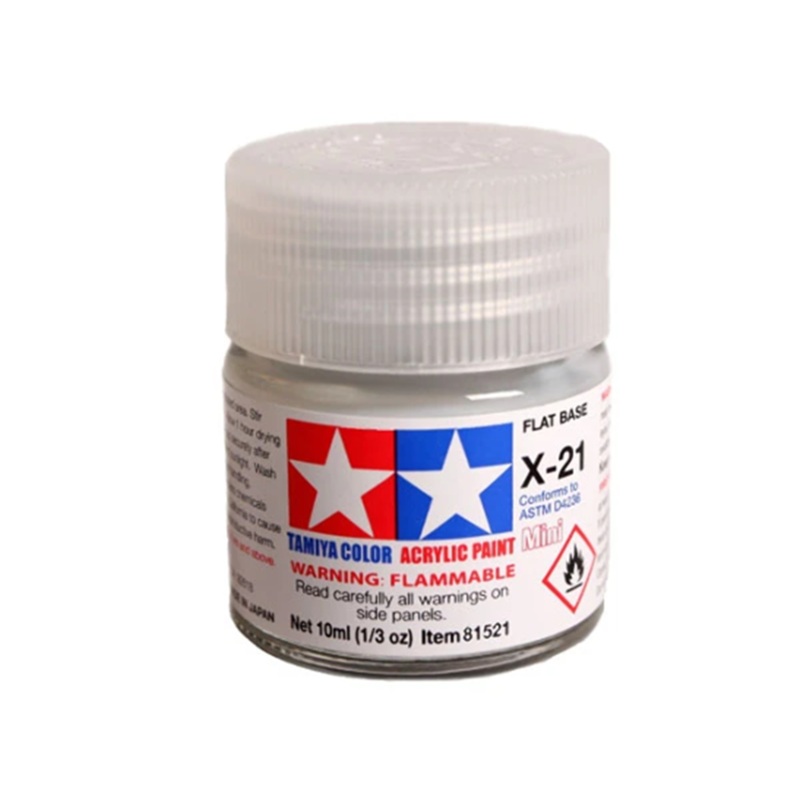 TAMIYA ACRYLIC MINI X-21 FLAT BASE