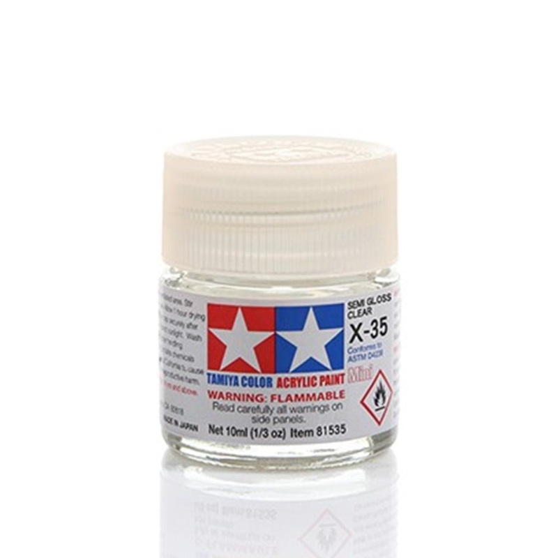 TAMIYA X35 SEMI GLOSS CLEAR