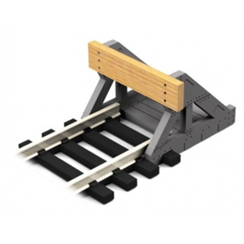 1:32 Scale Buffer Stop w/Real Wooden Plate (2 pcs)