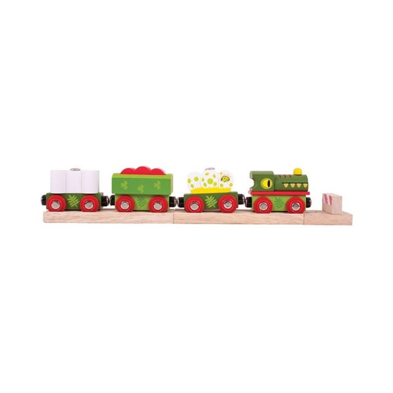 Dinosaur Railway Engine and Carriages