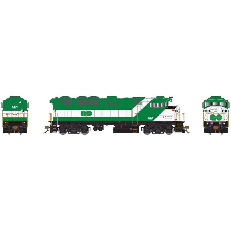 HO Scale F59PH – GO Transit (late) #564 Diesel Locomotive
