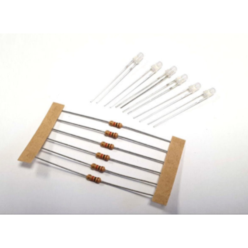 LED Pack 3mm Green (6)