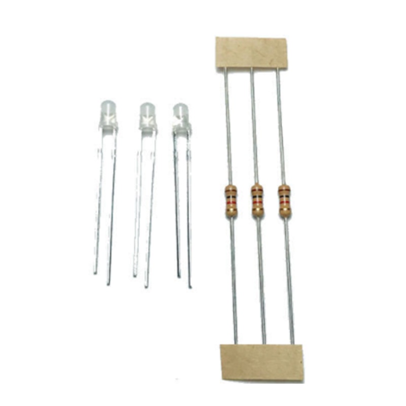 LED Pack 3mm Red/Green Bi Colour (3)