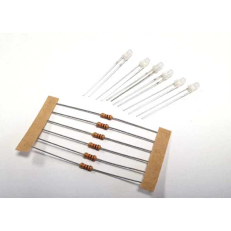 LED Pack 3mm Yellow (6)