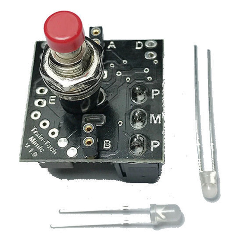 Mimic With Push Buttom Switch/Plug In LEDs