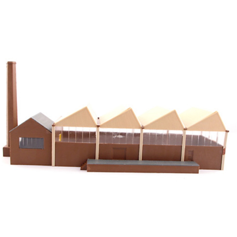 Old Factory With Chimney Kit