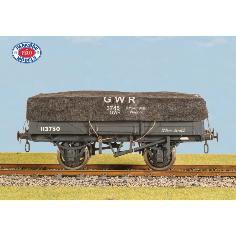 Parkside Dundas PS91 GWR 3 Wagons Tarps