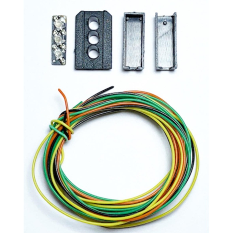 Signal Heads Kit 3 Aspect Distant (Y/G/Y)