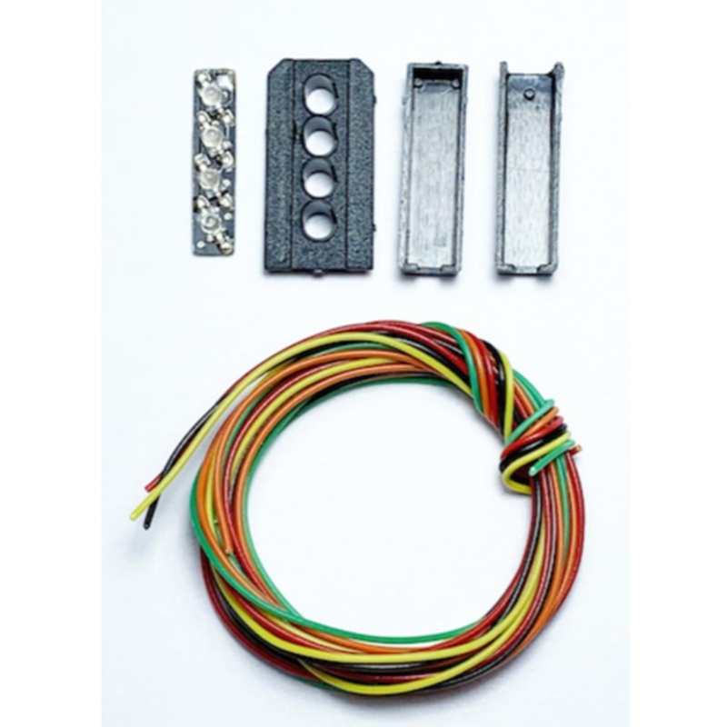 Signal Heads Kit 4 Aspect Outer Distant (R/Y/G/Y)