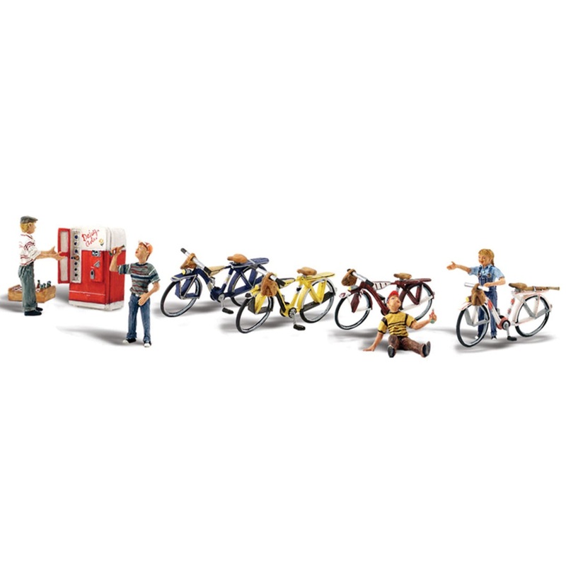 A2752 Woodland Scenics – O Gauge Bicycle Buddies