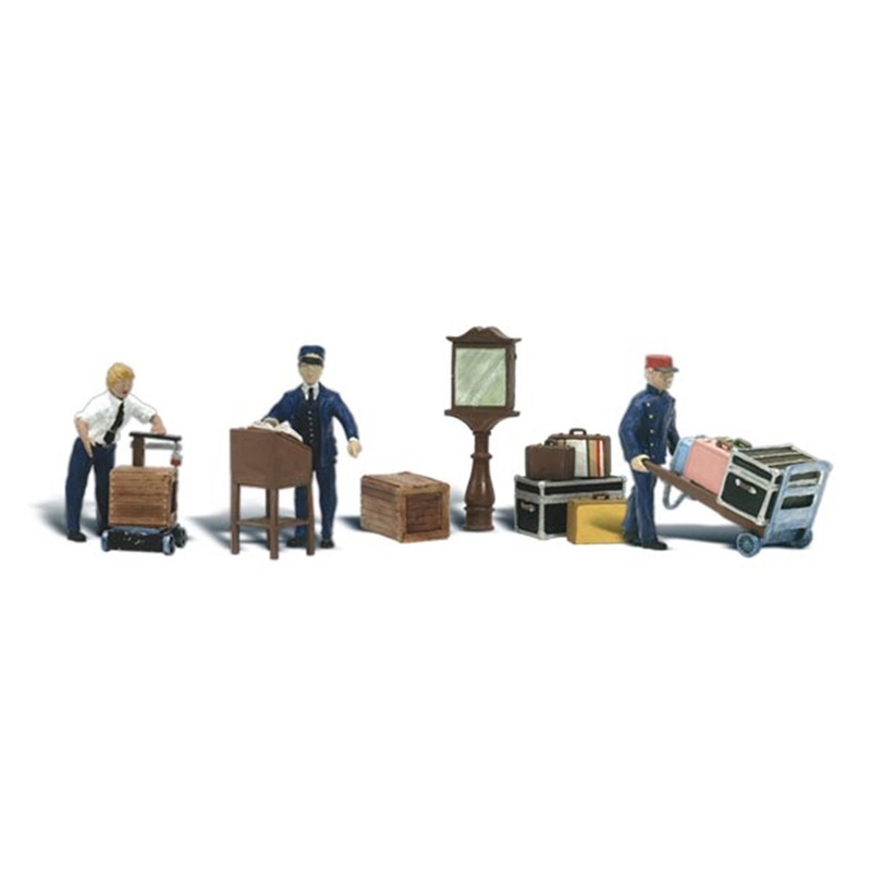 A2757 Woodland Scenics – O Gauge Depot Workers & Accessories