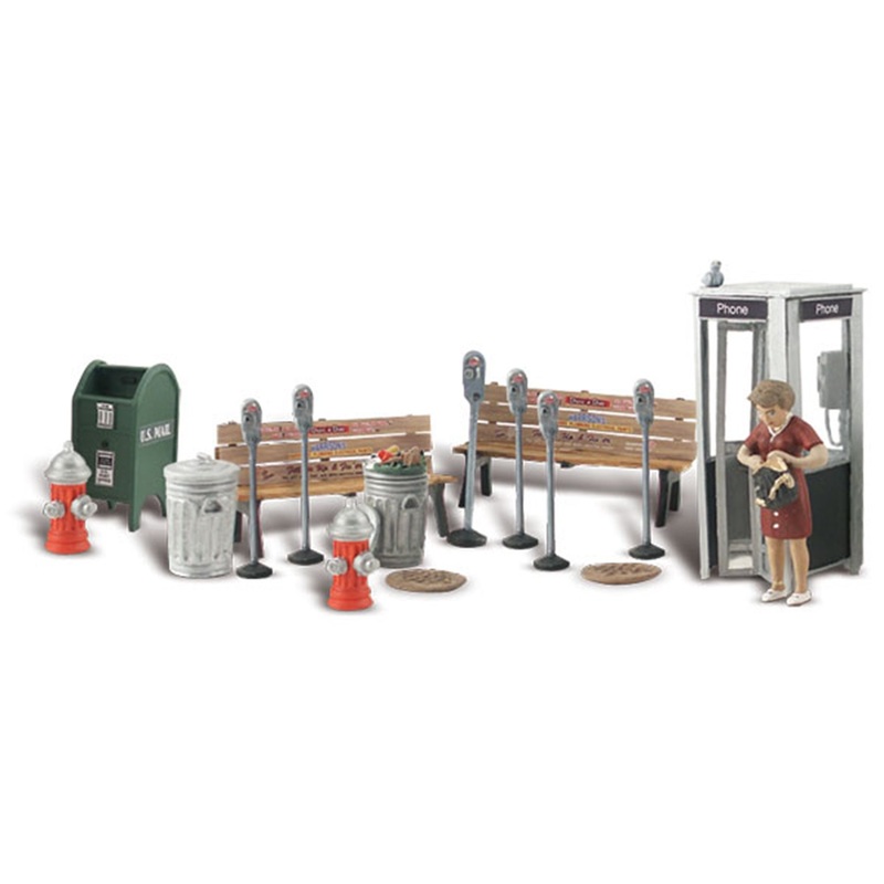 A2764 Woodland Scenics – O Gauge Street Accessories