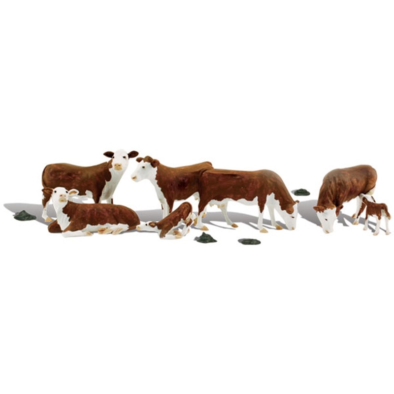 A2767 Woodland Scenics – O Gauge Hereford Cows