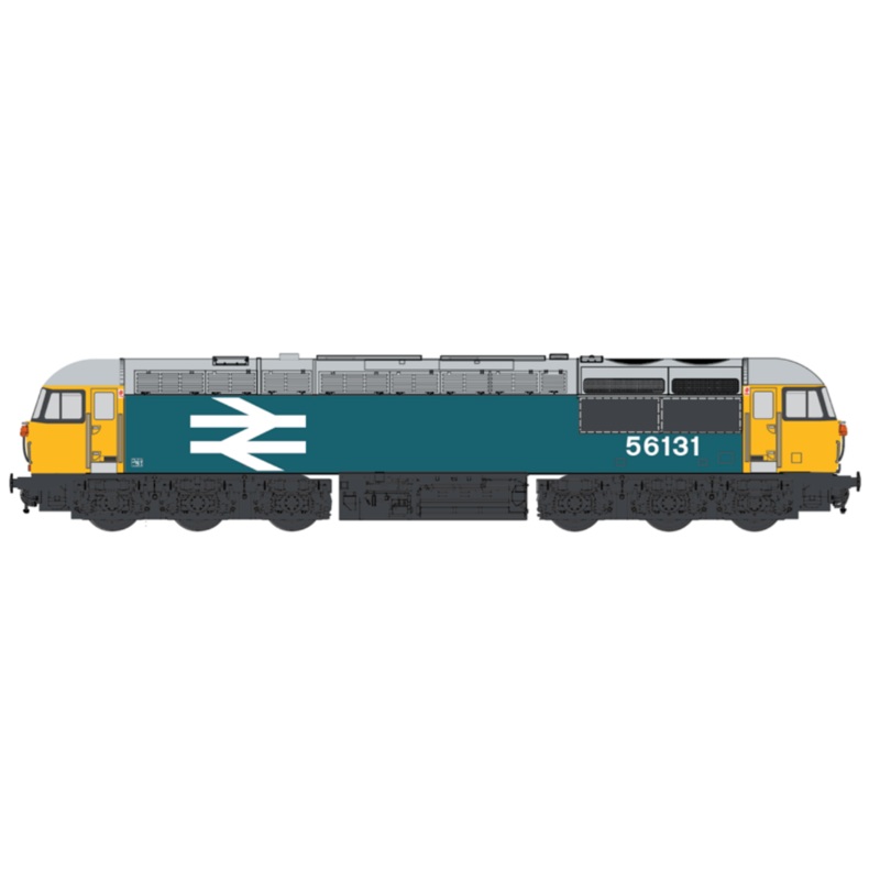 Class 56 56131 (Crewe Built) Large Logo Blue Diesel Locomotive