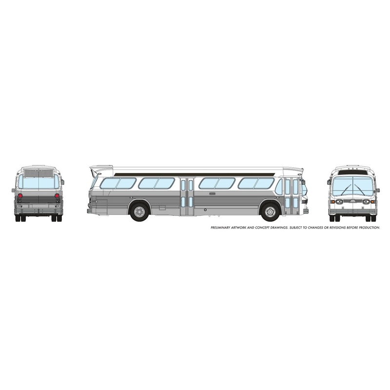 N Gauge New Look Bus – Generic White