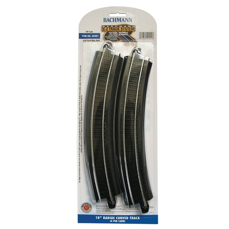 18Rad Curved Track (4/Card)