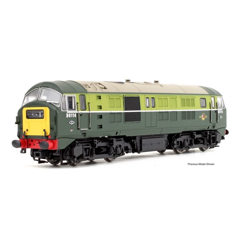 Class 29 D6132 BR Two Tone Green (Small Yellow Panel) Diesel Locomotive – DCC Fitted