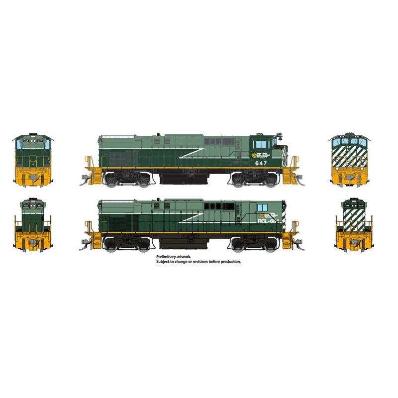 HO M420 + M420B: BCR  Green Lightning Stripe Scheme: #642 + #686 Diesel Locomotive