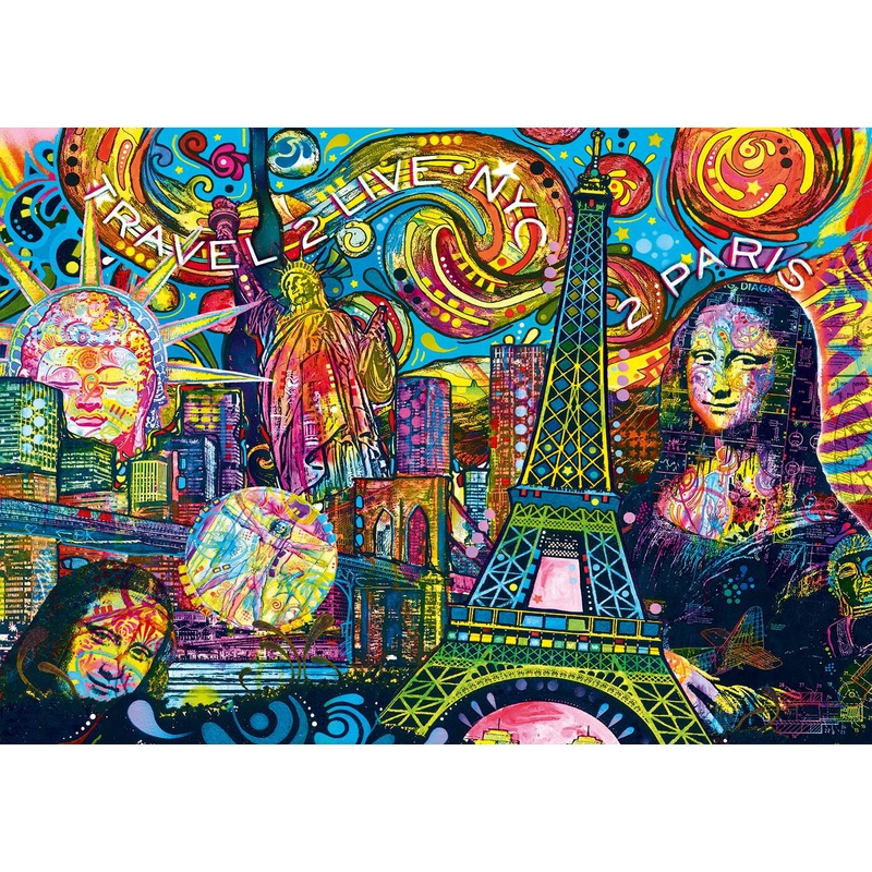 Iconic Travel, 1000 Piece Jigsaw Puzzle