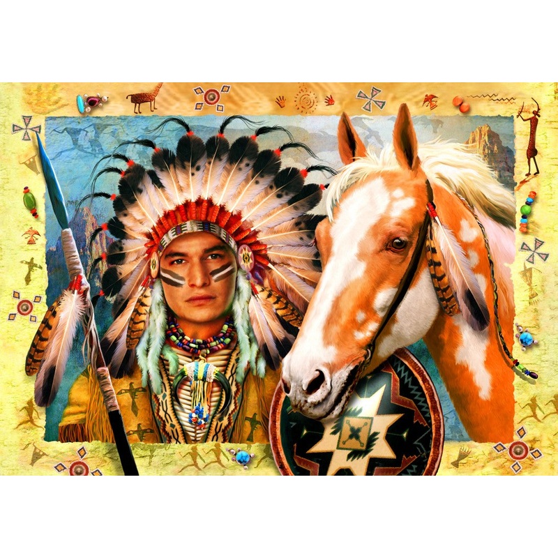 Indian Chief, 1500 Piece Jigsaw Puzzle