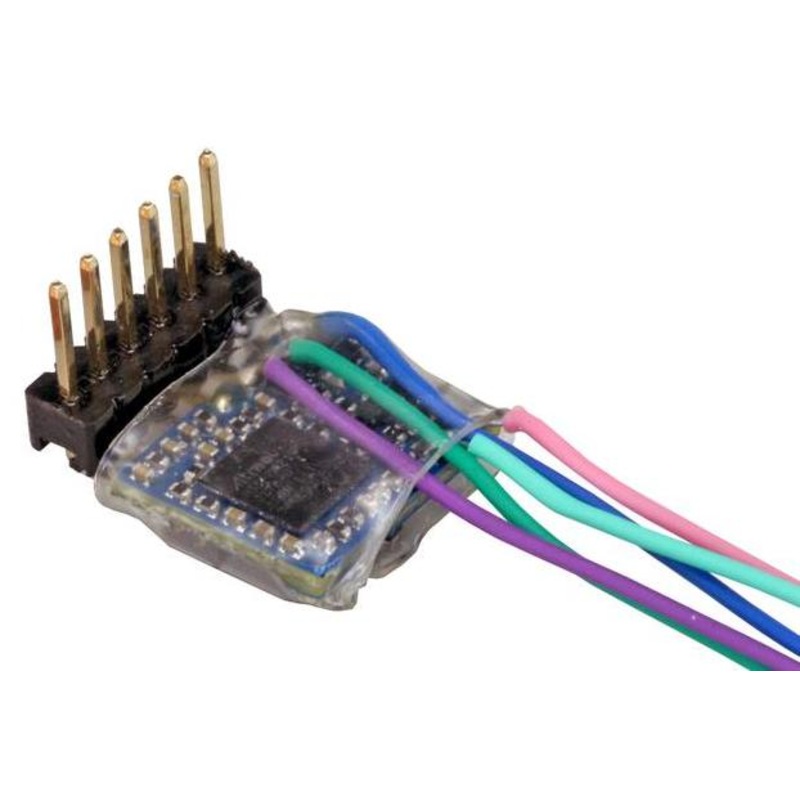 LokPilot 5 micro DCC, 6-pin Direct Plug 90 degree