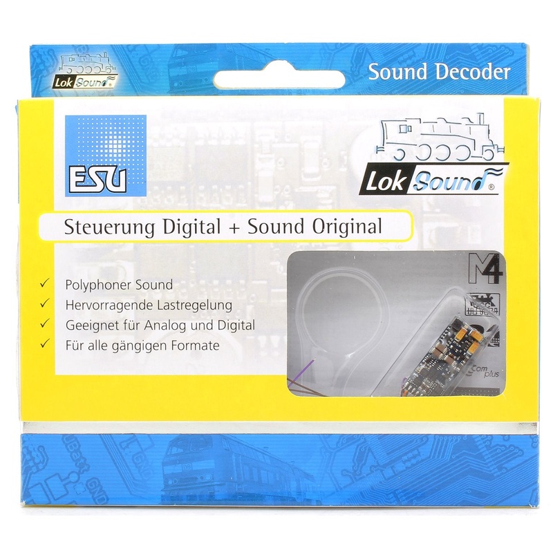 LokSound micro V4.0 Universal sound for self-programming, with 8-pol. NEM652 interface