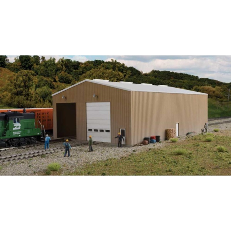 Modern Double Track Engine House Kit