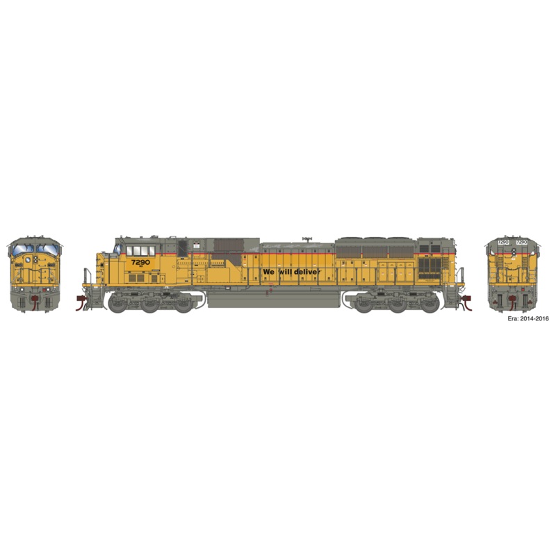 Norfolk Southern NS (exUP) G2 SD90MAC #7290 Diesel Locomotive