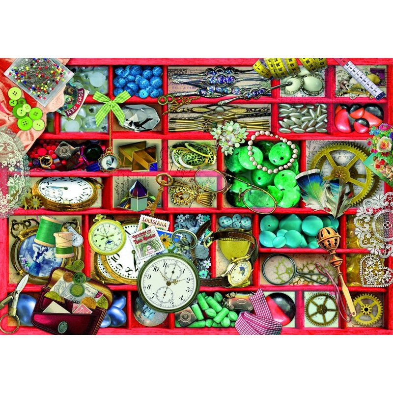 Red Collection, 1000 Piece Jigsaw Puzzle