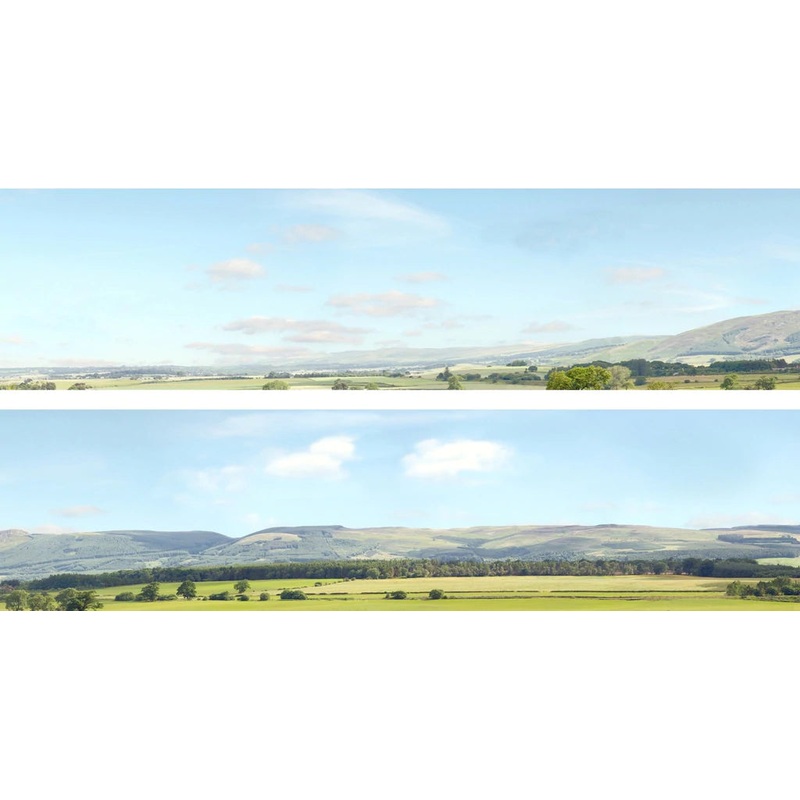 Art Printers Hills & Dales Pack A OO Gauge 15 Backscene